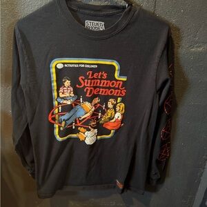 Men’s Steven Rhodes Activities for Children Long Sleeve Graphic Tshirt